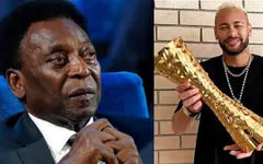 Neymar nhận nhiệm vụ trao cúp vàng tượng trưng cho Pele