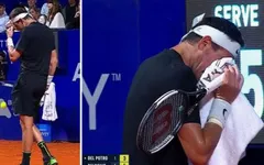 Del Potro bật khóc trong trận chia tay khán giả nhà