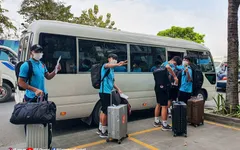 11 thành viên ĐT U23 Việt Nam âm tính với Covid-19 đã di chuyển về nước