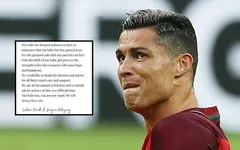 CR7 xót xa thông báo mất con trai mới sinh