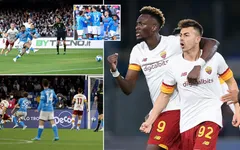 Napoli chia điểm tiếc nuối trước AS Roma