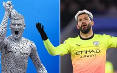 Tượng Aguero bị chê vì... giống Kroos