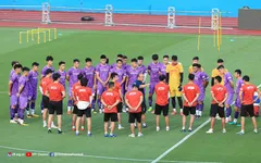 U23 Việt Nam bước vào buổi tập đầu tiên tại Việt Trì