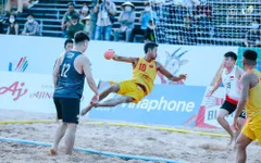 ĐT Bóng ném bãi biển Việt Nam chạm 1 tay vào tấm HCV SEA Games