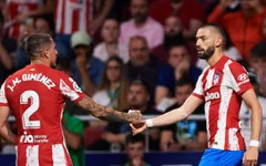 Carrasco ấn định chiến thắng cho Atletico trong trận derby với Real Madrid
