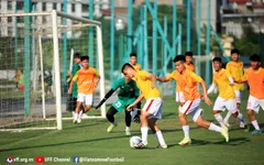 ĐT U19 Việt Nam gấp rút hoàn thiện kỹ chiến thuật trước ngày lên đường sang Indonesia