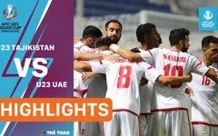 Highlights U23 TAJIKISTAN vs U23 UAE | Xác định thêm 1 đội bóng bị loại