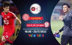 Viettel FC vs CLB TP Hồ Chí Minh: 19h15 trực tiếp trên VTV5, VTV6