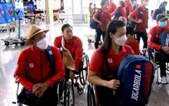 Đoàn thể thao người khuyết tật Việt Nam lên đường tham dự Para Games 11