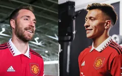 Man Utd công bố số áo của bộ đôi Eriksen và Martinez