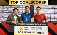 Nguyễn Tiến Linh giành danh hiệu Vua phá lưới AFF Cup 2022
