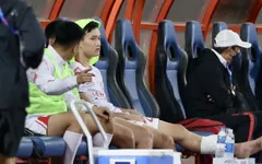 Hoàng Đức chỉ bị chấn thương phần mềm