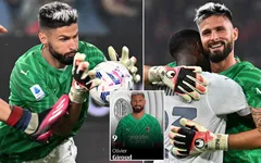 Olivier Giroud được bầu là thủ môn xuất sắc nhất vòng 8 Serie A
