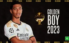 Jude Bellingham đoạt giải "Cậu bé vàng 2023"