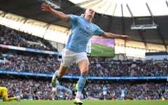 Erling Haaland dẫn đầu cuộc đua chiếc giày vàng châu Âu