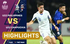 Highlights | U22 Philippines 1-1 U22 Campuchia (Bảng A bóng đá nam SEA Games 32)
