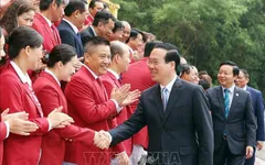 Chủ tịch nước biểu dương các 'gương mặt vàng' của Thể thao Việt Nam tại SEA Games 32