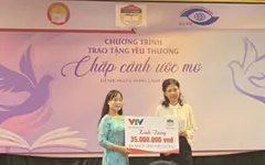 "Trao tặng yêu thương - Chắp cánh ước mơ" trao 35 triệu đồng và nhiều phần quà cho học sinh Trường PTCS Nguyễn Đình Chiểu