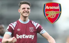Arsenal gặp khó thương vụ Declan Rice, Man City sắp có Kovacic