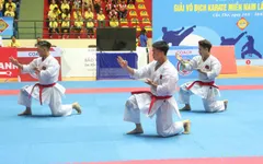 13 đoàn thể thao tranh tài tại Giải vô địch karate miền Nam lần thứ 2 năm 2023