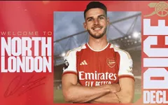 Declan Rice tới Arsenal với mức giá kỷ lục