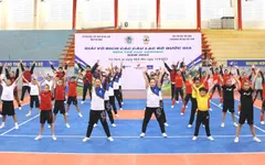 Hơn 100 vận động viên tranh tài tại giải Vô địch các câu lạc bộ Thể dục Aerobic Quốc gia năm 2023