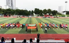 Khai mạc giải bóng đá 7 người sinh viên Hà Nội năm 2023
