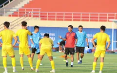 ĐT Olympic Việt Nam tập buổi cuối trước trận gặp Olympic Mông Cổ