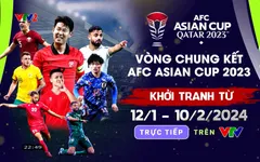 Lịch thi đấu và trực tiếp VCK Asian Cup 2023 trên VTV