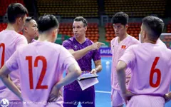 ĐT futsal Việt Nam tập làm quen nhà thi đấu chính thức Hua Mark