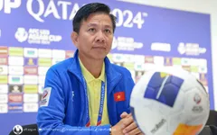 HLV Hoàng Anh Tuấn hài lòng về sự tiến bộ của các học trò dù U23 Việt Nam dừng chân tại tứ kết