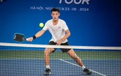 Trương Vinh Hiển giành cú đúp vô địch tại giải VTV Times Pickleball - VVP Tour 2024