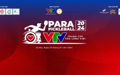 Khởi tranh Giải “Para Pickleball 2024 tranh cúp Tấm lòng Việt VTV” tại Hà Nội