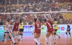 ĐT Việt Nam 0-3 (27-29, 15-25, 15-25) Korabelka (Nga): Chức vô địch VTV Ferroli Cup 2024 thuyết phục của Korabelka