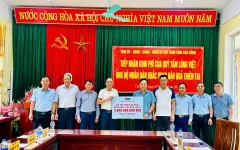 Quỹ Tấm lòng Việt trao 3 tỷ đồng hỗ trợ tỉnh Cao Bằng khắc phục hậu quả bão số 3