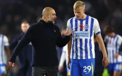 Man City sập bẫy: Hàng công yếu kém, thất bại thảm hại trước Brighton!