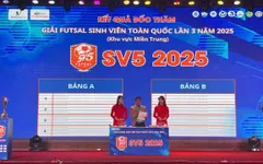 32 đội tranh tài Giải futsal sinh viên toàn quốc 2025