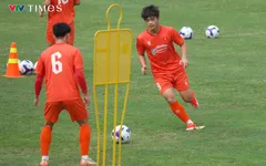 U22 Việt Nam tập luyện trước ngày lên đường sang Trung Quốc