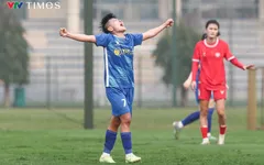 Bích Thùy lập hattrick trong ngày khai mạc giải bóng đá Nữ Cúp Quốc gia 2025