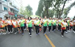 2.000 chiến sĩ tham gia Ngày chạy Olympic – Vì an ninh tổ quốc