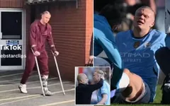 Man City lo lắng với chấn thương của Erling Haaland
