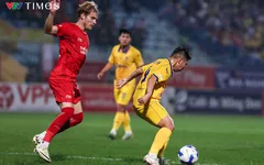 Thể Công Viettel đánh bại Sông Lam Nghệ An nhờ sự tỏa sáng của tân binh