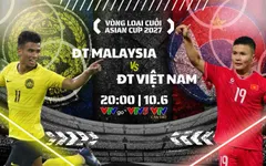 VTV phát sóng trận đấu giữa ĐT Malaysia và ĐT Việt Nam
