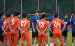 HLV Kim Sang-sik có "vũ khí bí mật" trong buổi tập đầu tiên của ĐTQG Việt Nam tại Malaysia