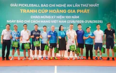 Hơn 100 tay vợt tham dự Giải Pickleball Báo chí Nghệ An lần thứ nhất năm 2025