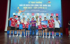 Lâm Đồng lên ngôi vô địch giải cầu lông trẻ Quốc gia 2025 - Cúp Donex