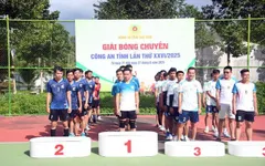 Bế mạc giải bóng chuyền Công an tỉnh Trà Vinh lần thứ XXVI năm 2025
