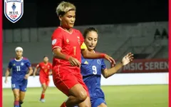 Chia điểm với Myanmar, Philippines thành cựu vương giải bóng đá nữ Đông Nam Á