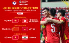 Đội tuyển futsal Việt Nam miệt mài tập luyện, hướng tới trận ra quân tại Vòng loại châu Á 2026