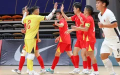 Đội tuyển futsal Việt Nam khởi đầu Vòng loại châu Á bằng chiến thắng đậm